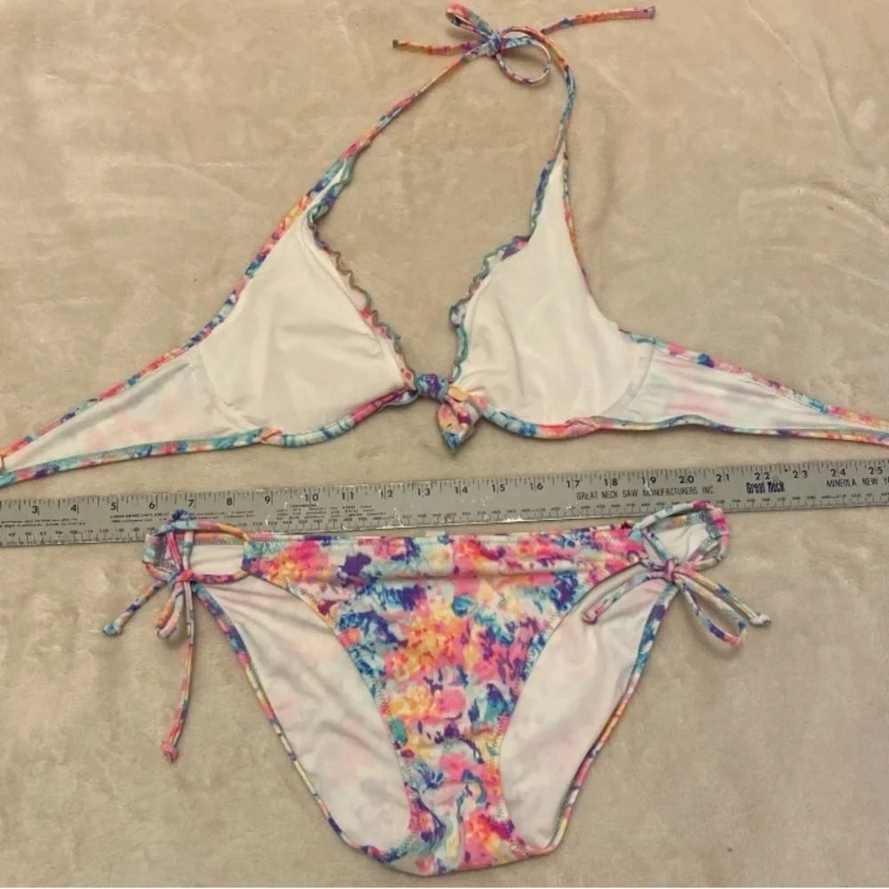 Victoria's Secret Pastel Watercolor Tie-Dye Bikini